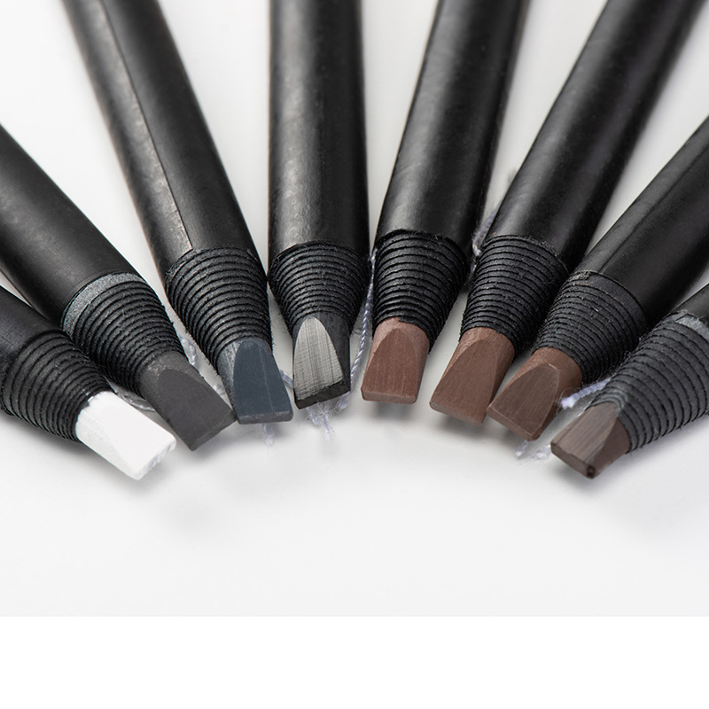 HAOZHUANG Eco-Friendly Paper Brow Pencil Hard Cartridge Waterproof Sweat-Resistant Profession Cosmetician Makeup Eyebrow Pen