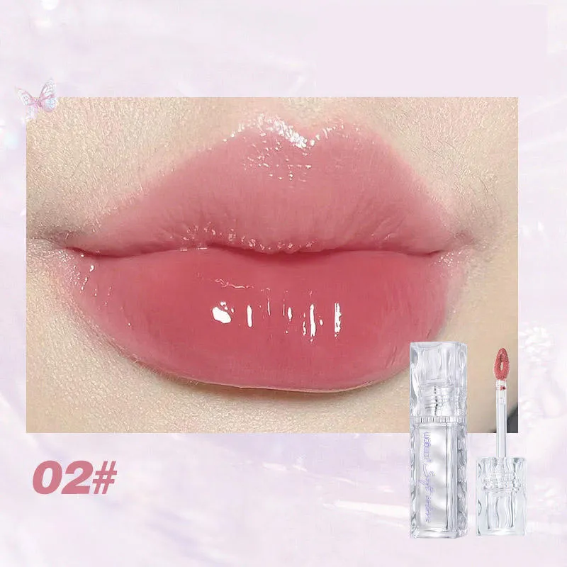 Manufacturer Custom Cosmetic Mirror Liquid Lip Tint Long Lasting Glossy Lip Gloss
