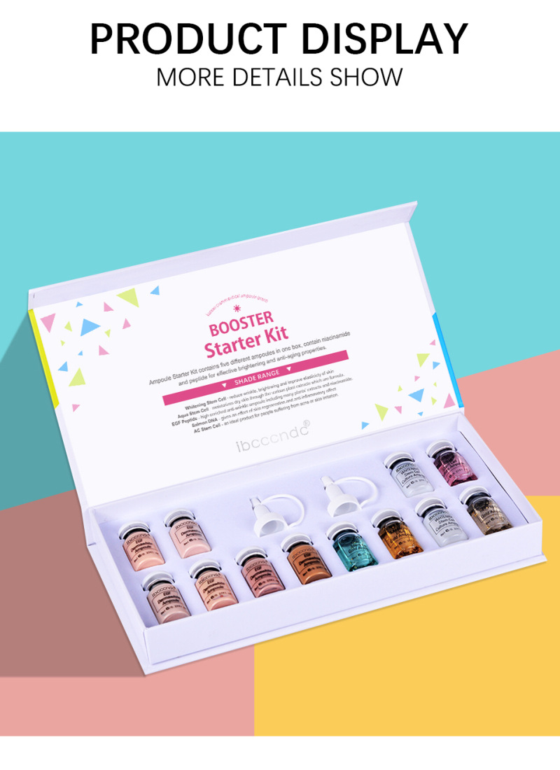 Korea Glow Discount Price 8mlx12vials Skin Brightening Blemish Balm Cream Makeup BB Cream Kit