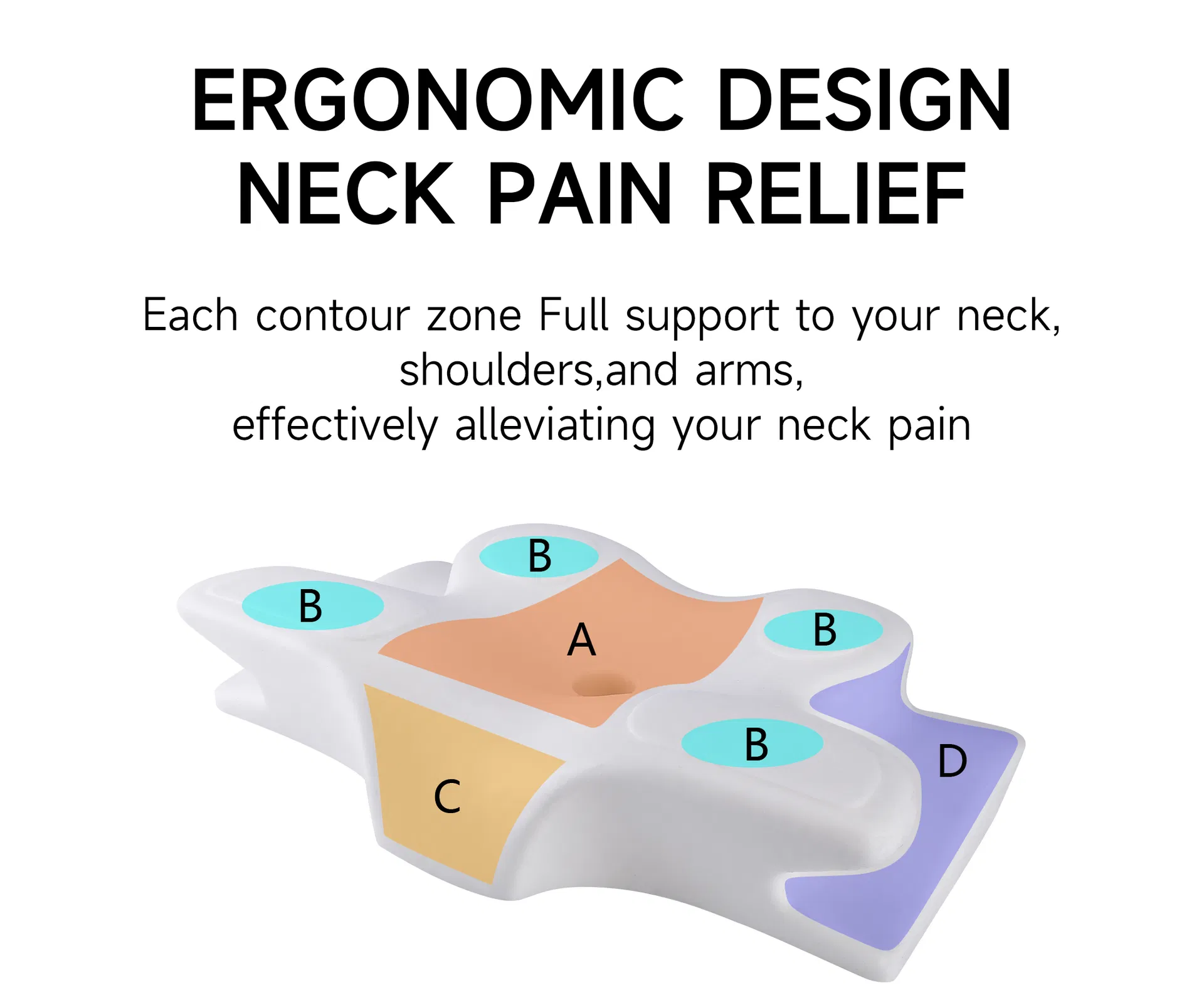 Custom Logo Slow Rebound Memory Foam Cervical Pillow