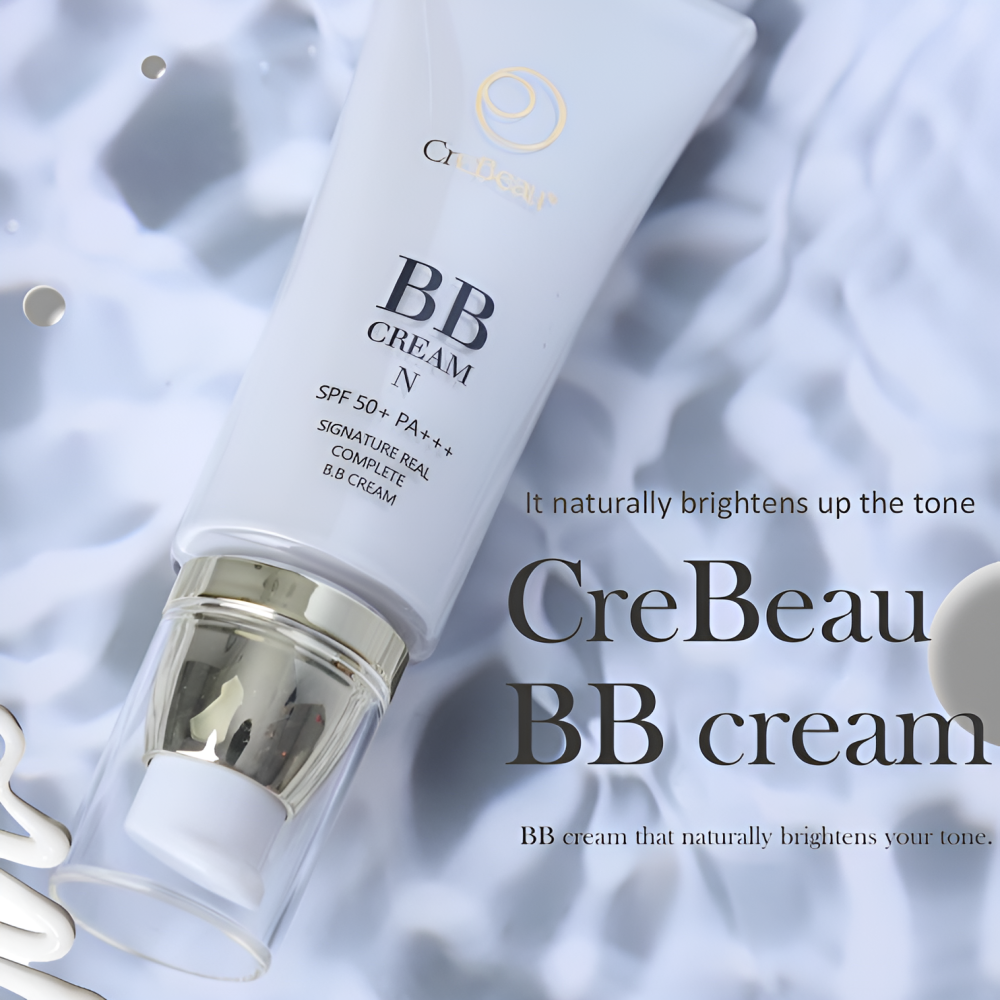CreBeau Silk Peptide Mineral Perfect BB Cream 35ml UV Protection Moisture SPF 50+ PA++++ Hydrolyzed Collagen Whitening Vitamin