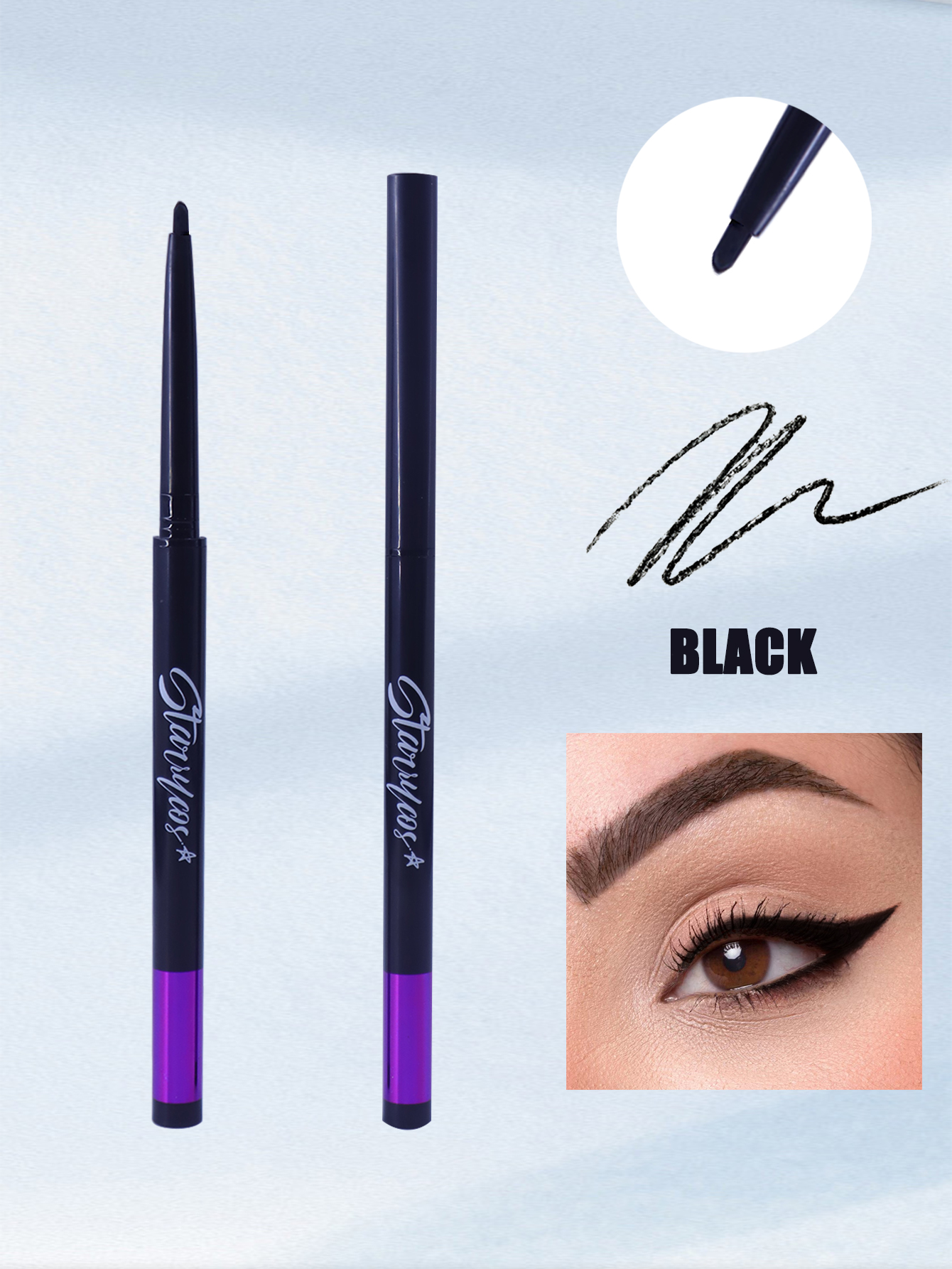 Long-Lasting Smudge-Proof Eyeliner Gel Pencil Smooth Waterproof for Beginners Proprietary Brands Wholesale