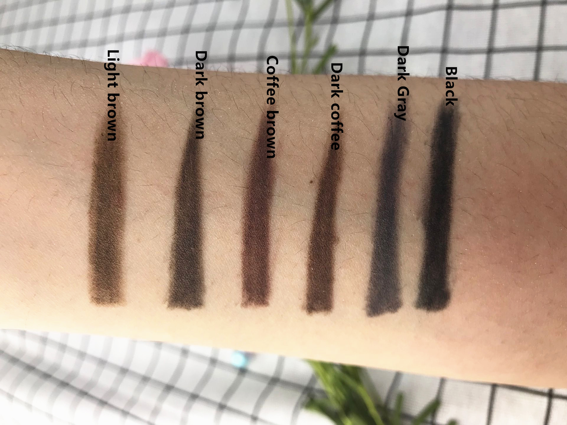 Wholesale Private Label No logo Your Own Brand Wholesale Slim Double Head Eyebrow Pencil with Brush