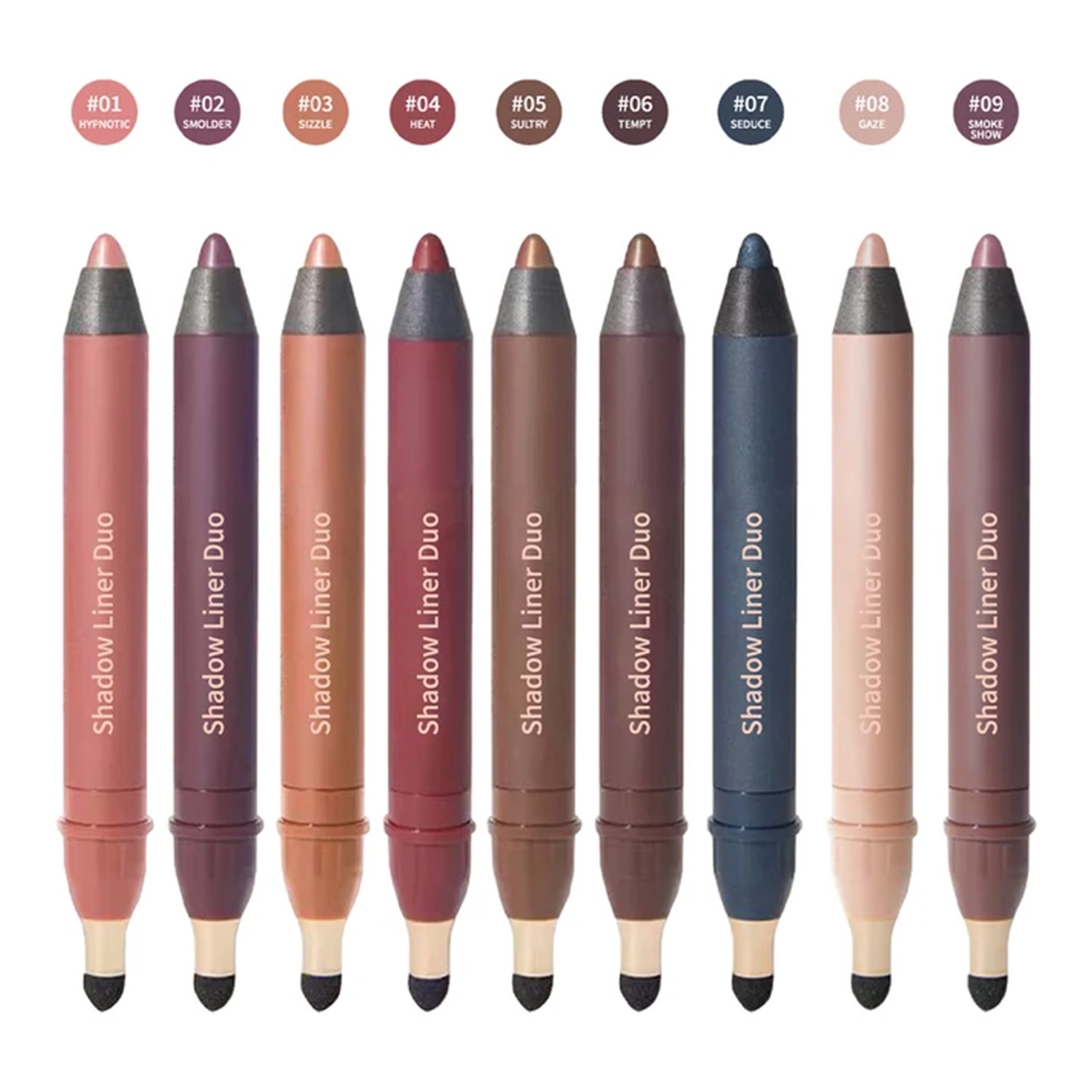 OEM 2-in-1 Pen Eyeliner Model GYY032504 Creates Fashionable Eye Makeup with Silky Smooth Lines and Natural Color