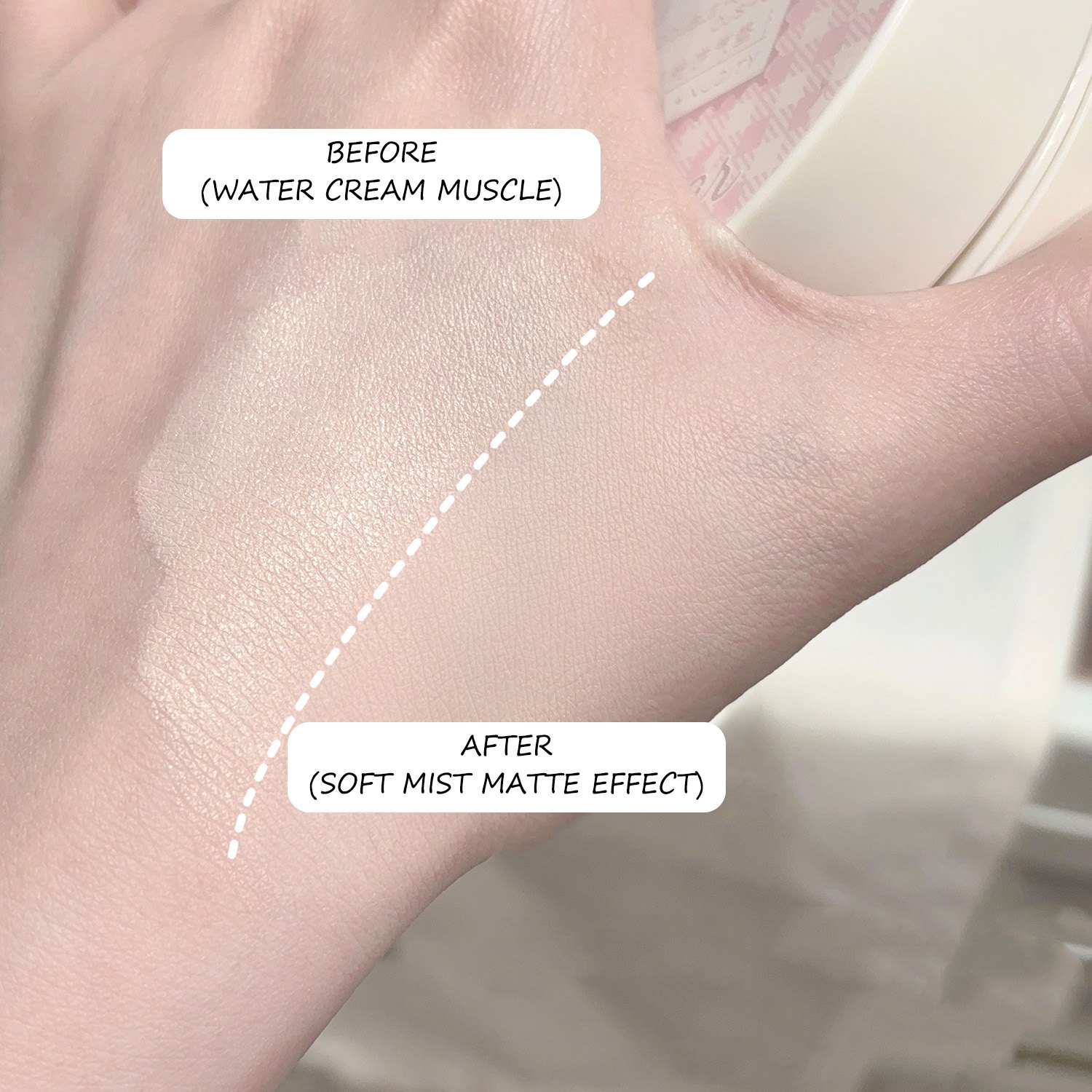 Gege Bear Two-Layer Liquid Foundation 2-in-1 Cushion Pressed Powder Essence Moisturizing Base Face Concealer BB CC Creams