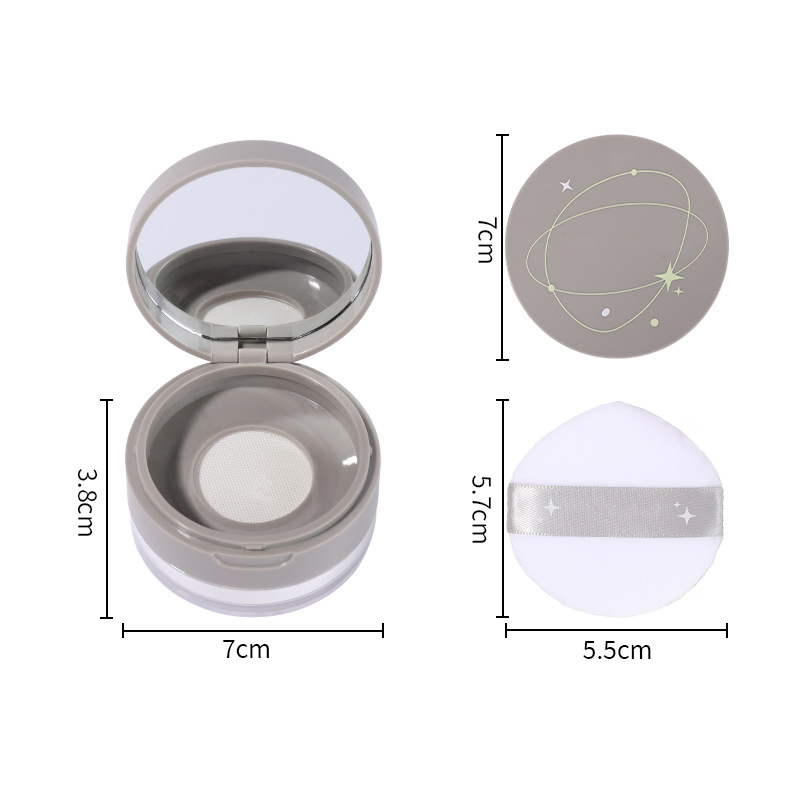 Oil Control and Long-Lasting Wear Translucent Setting Powder Cosmetics with Flawless Finish