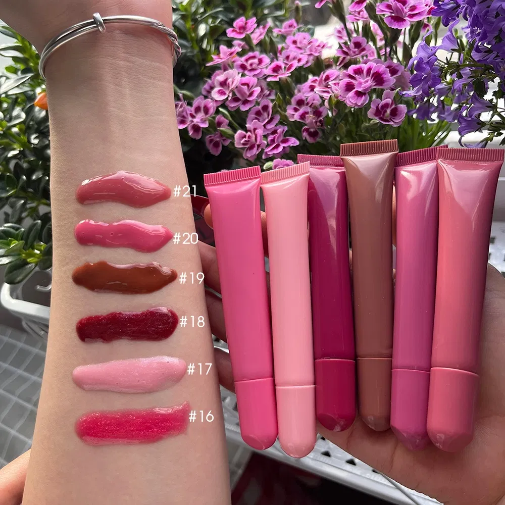 High Quality Vegan Moisturizing Custom Private Label Peptide Lip Gloss Lip Balm