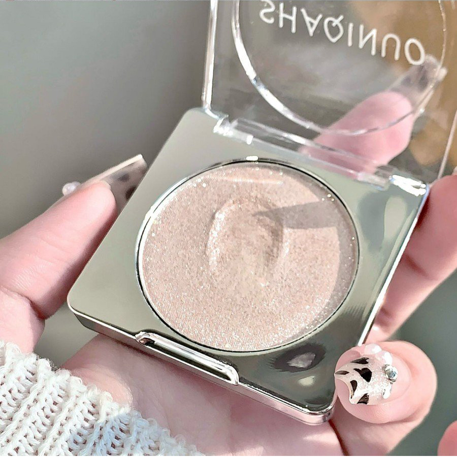 SHAQINUO Private Label Bulk Professional Face Maquillaje Highlighter Powder Vegan Waterproof 3D Easy to Remove Highlighter