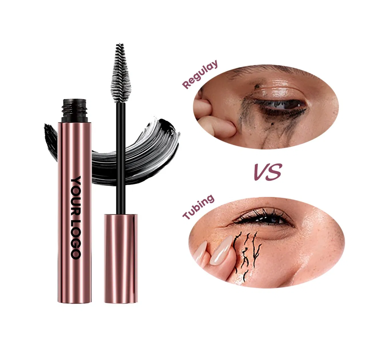 High-Quality Makeup Liquid Tubing Mascara Easy Removal Waterproof Extra Volume Private Label Mascara