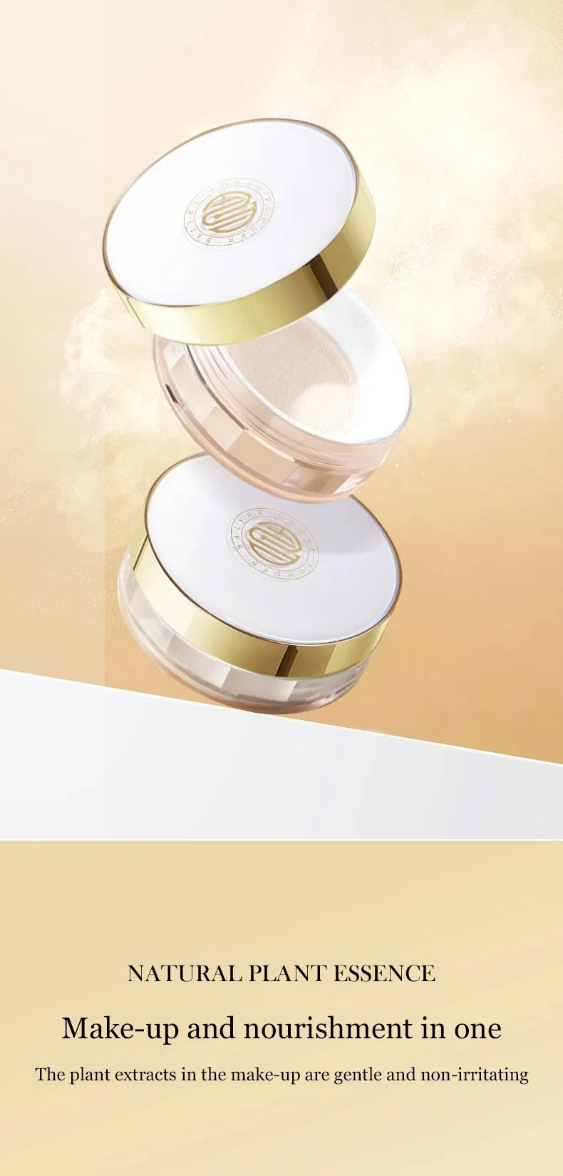 Wholesale Private Label Cosmetics Matte Finish Waterproof Oil-Control 24 Hours Lasting Setting Loose Powder