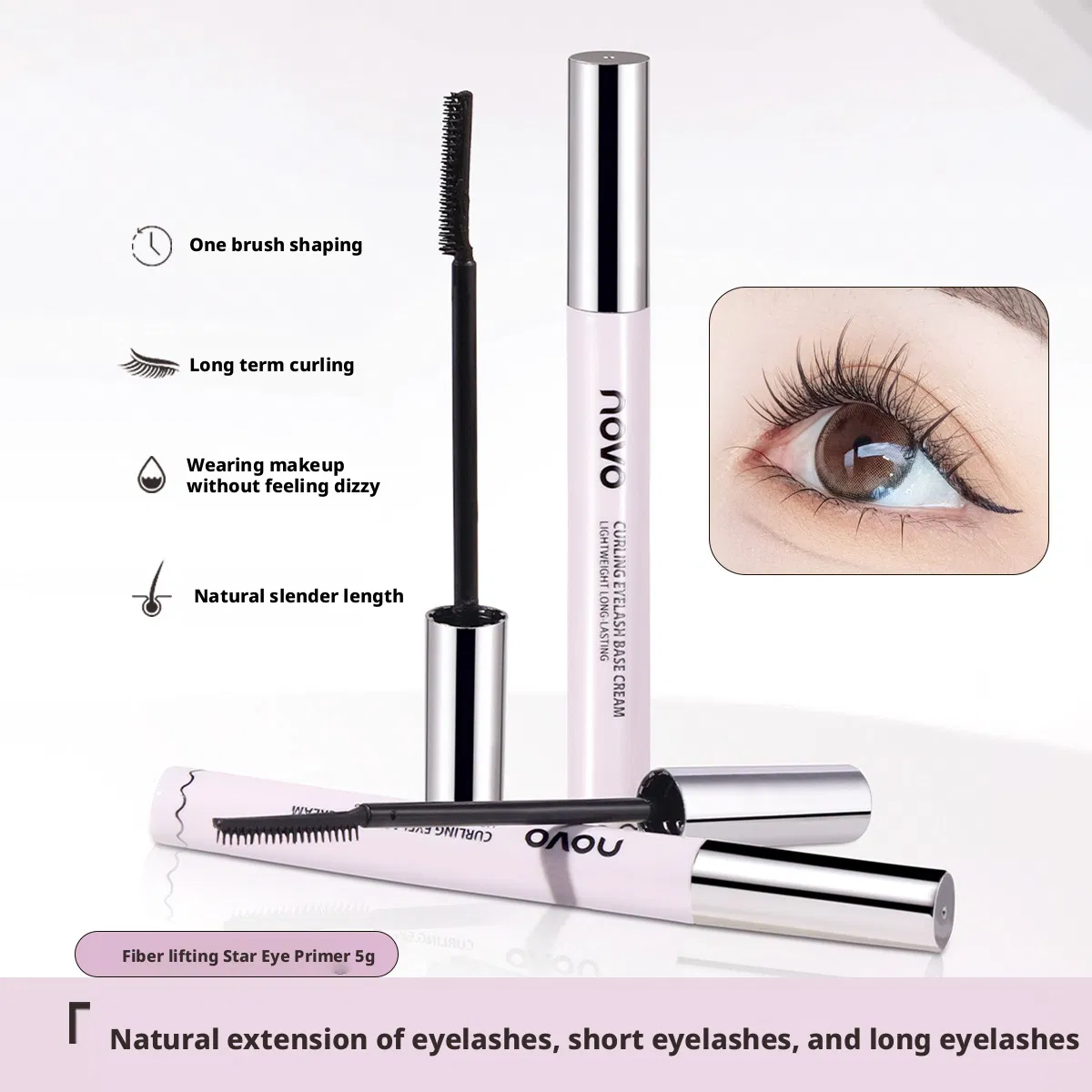 Wholesale Black Mascara for Volumizing Curling and Lengthening with OEM Services