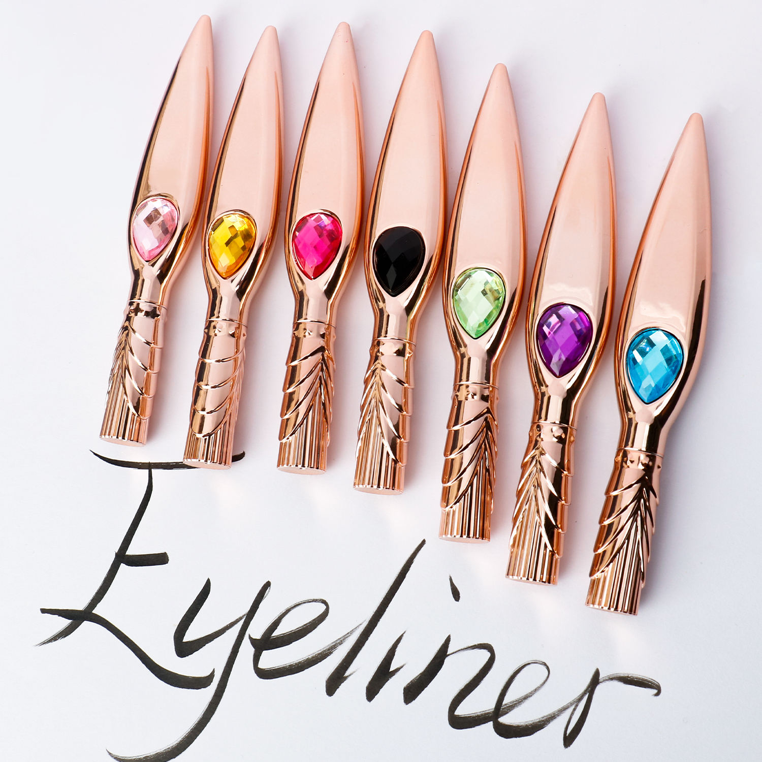 Wholesale High Pigmented Black Eyeliner Waterproof Long Lasting Eye Makeup With Custom Logo