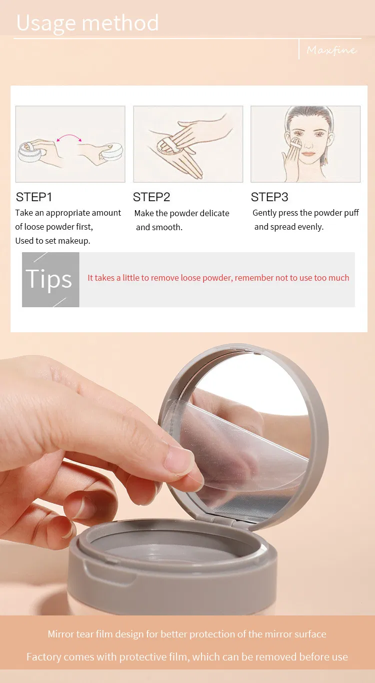 Oil Control and Long-Lasting Wear Translucent Setting Powder Cosmetics with Flawless Finish