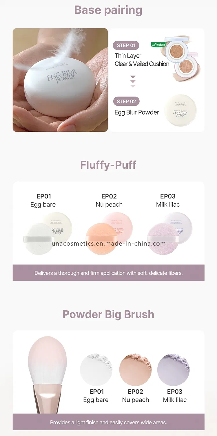 Black Rouge Milk Lilac Loose Powder Show 8