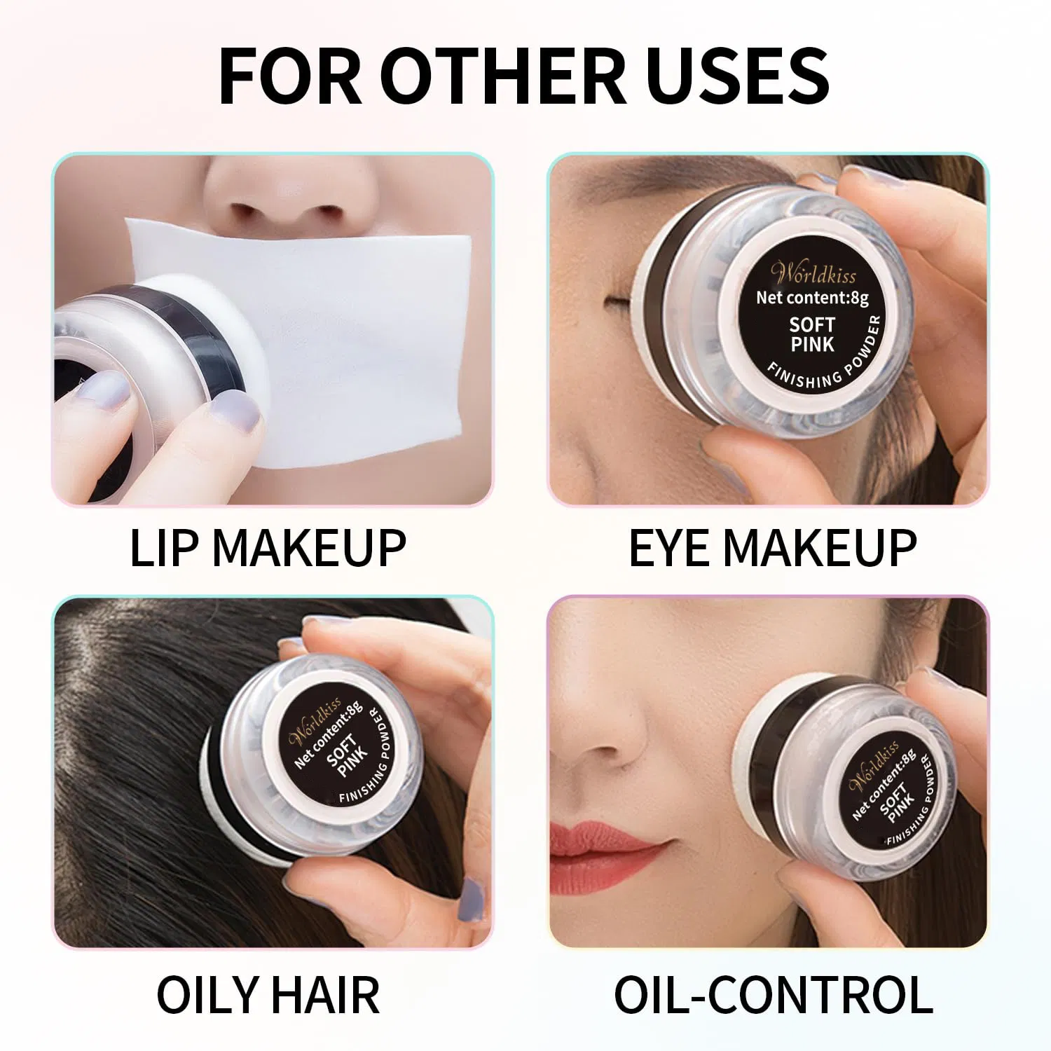 Lightweight Loose Setting Powder Long Lasting Waterproof Face Makeup Matte Finish Oil Control Powder