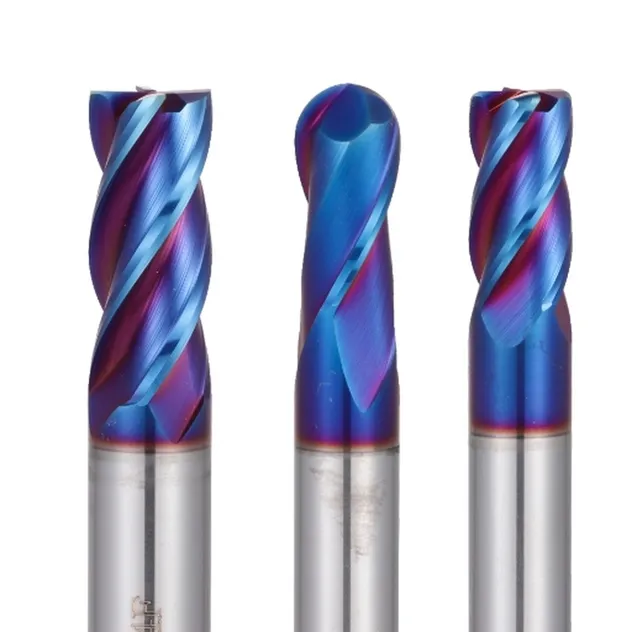 Cutting Tool Ball Nose and Corner Radius Tungsten Carbide Drill Cutter Endmill End Mill for Complex Contour and 3D Precision Machining