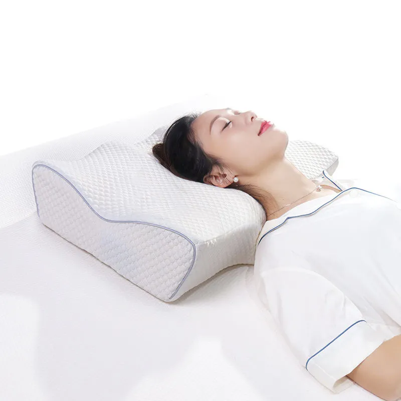 Ergonomic Contour Cervical Pillow Neck Support Bed Pillow for Side Back