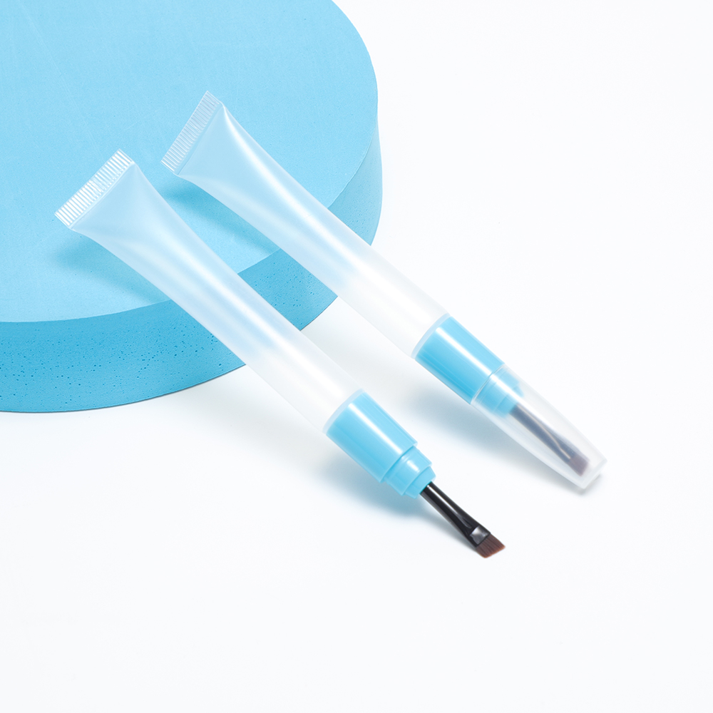 Custom Luxury Eyebrow Tint Gel Cream Tube Eyebrow Serum Tube With Brush Tube
