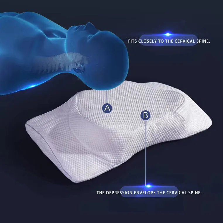 Ergonomic Contour Orthopedic Pillow for Neck Pain