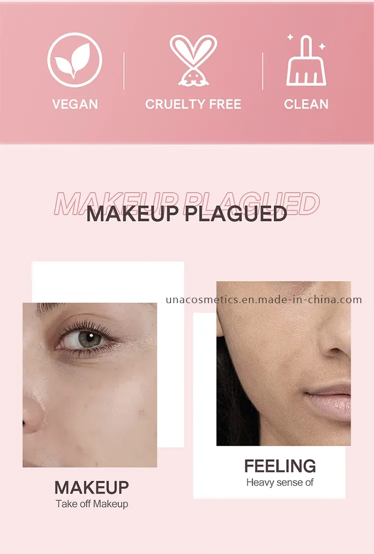 Cosmetics Makeup Private Label Matte Blue Sky and Cloud Control Oil Compact Powder Cake Eco-Friendly Pressed Setting Powder