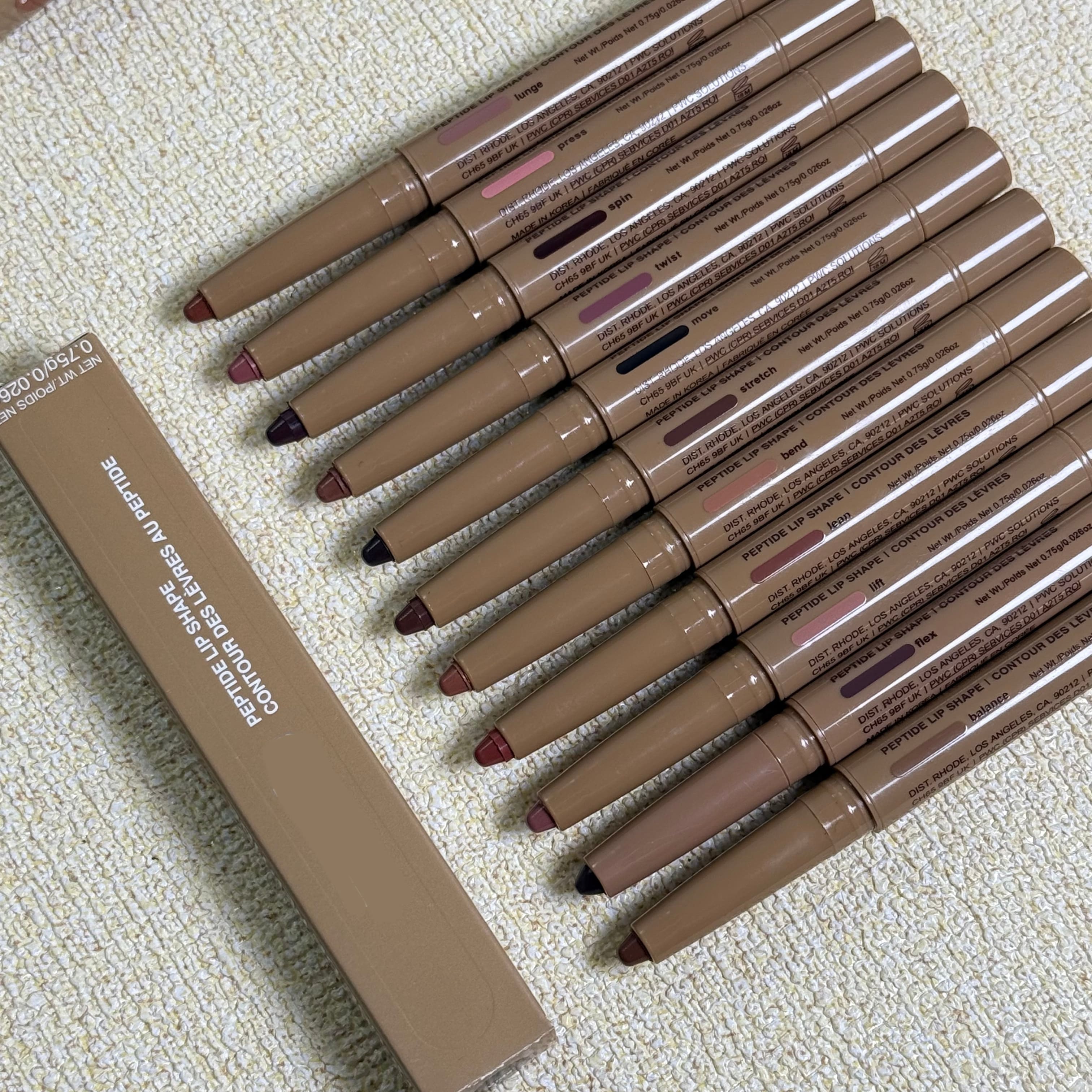 Creamy Brown Natural Lip Liner Pencil Waterproof Multi-Color Regular Size Free