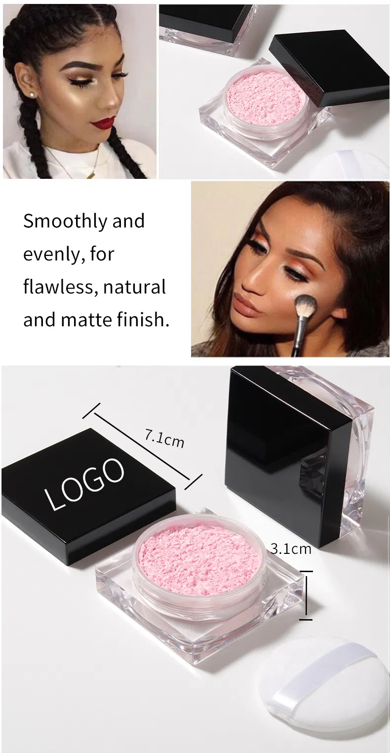 Private Label Vegan Makeup Cosmetic Oil-Control Transparent Powder Loose Setting Powder