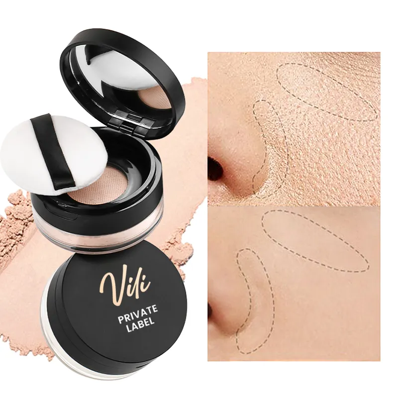 Free Samples Customer Logo Setting Powder with Mirror