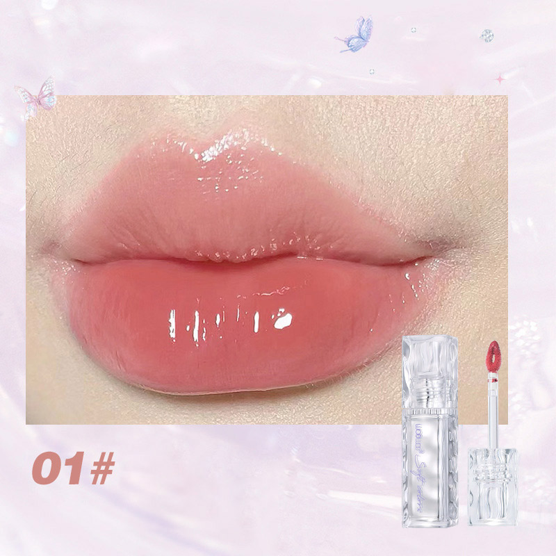 Manufacturer Custom Cosmetic Mirror Liquid Lip Tint Long Lasting Glossy Lip Gloss
