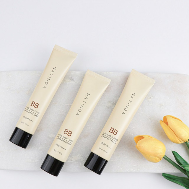 [Natinda] Real Magic Cover Sun BB Cream 50ml K Beauty Korean Supplier Face Cream Sun Block