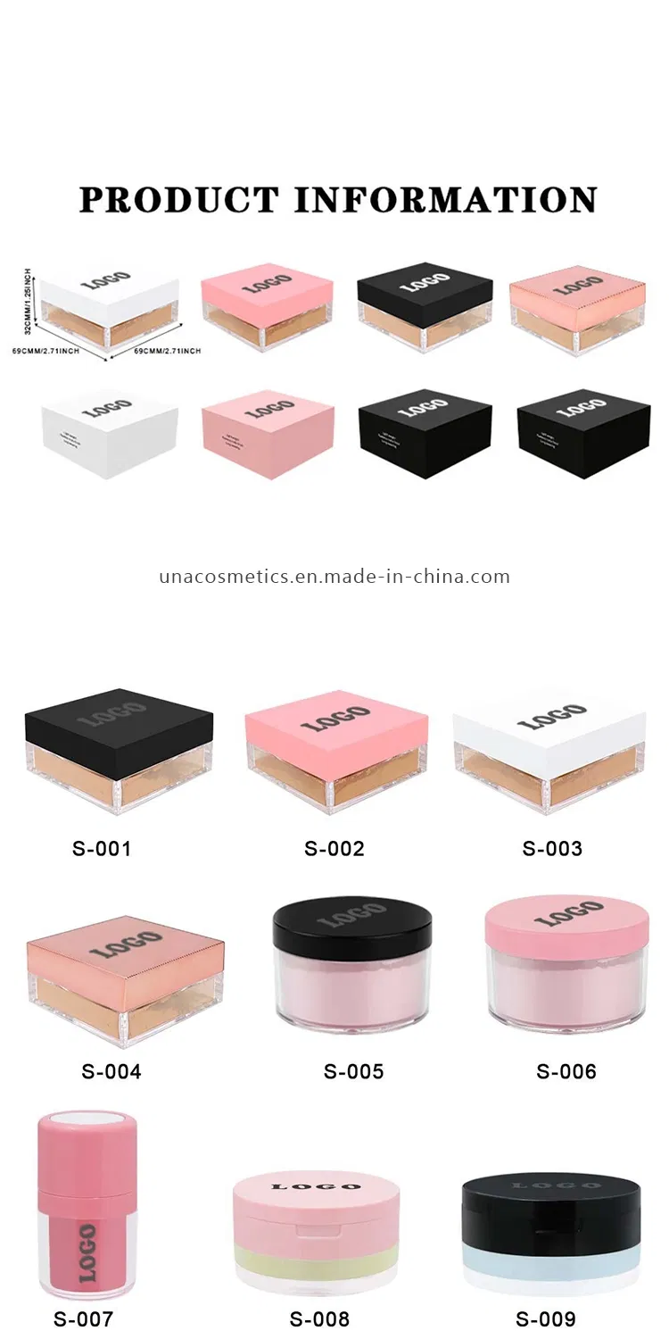 OEM Vegan Matte Best Face Pink Loose Setting Powder Private Label Makeup Silky Soft Cherry Blossom Loose Powder Palette