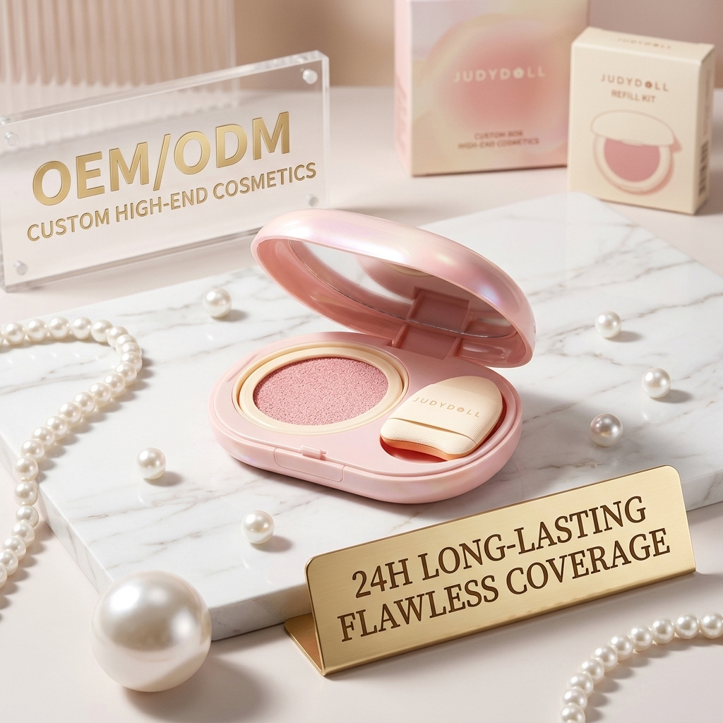 Vegan Cruelty Free Organic Air Cushion Foundation Natural Plant Based BB Cream for Sensitive Skin Paraben Free Healthy Beauty