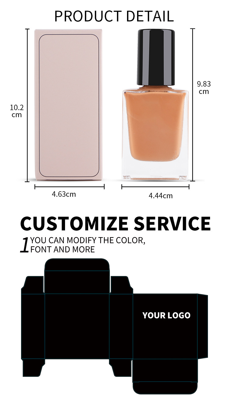 Liquid foundation packaging design preview