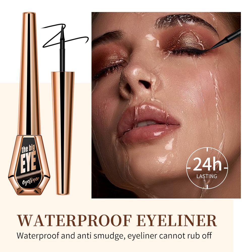 Eyeliner Liquid Pen Waterproof and Sweat Resistant, Durable, Fast Drying, Extremely Thin Head, Black Brown