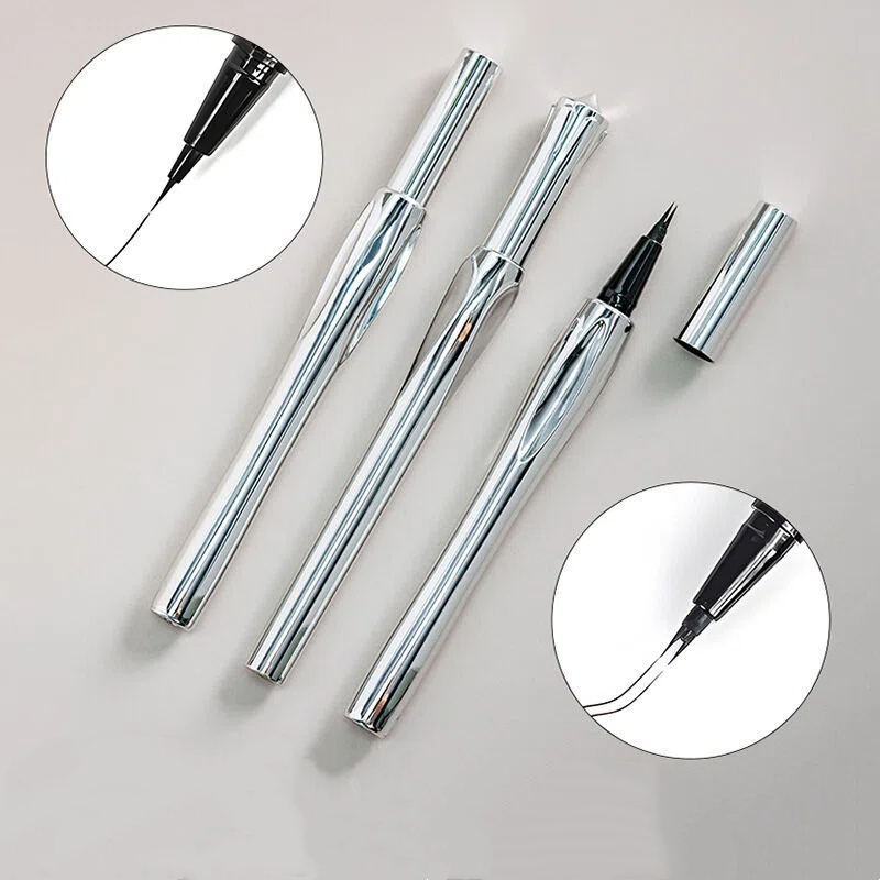 Double-ended Eyebrow Pencil Packaging Two-pronged Eyeliner Pen Empty Tube With Steel Ball And Ultra-fine Brush Head