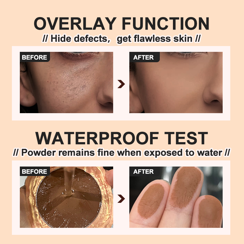 Wholesale Makeup Gift Private Label Waterproof Vegan No Logo Setting Pressed Powder