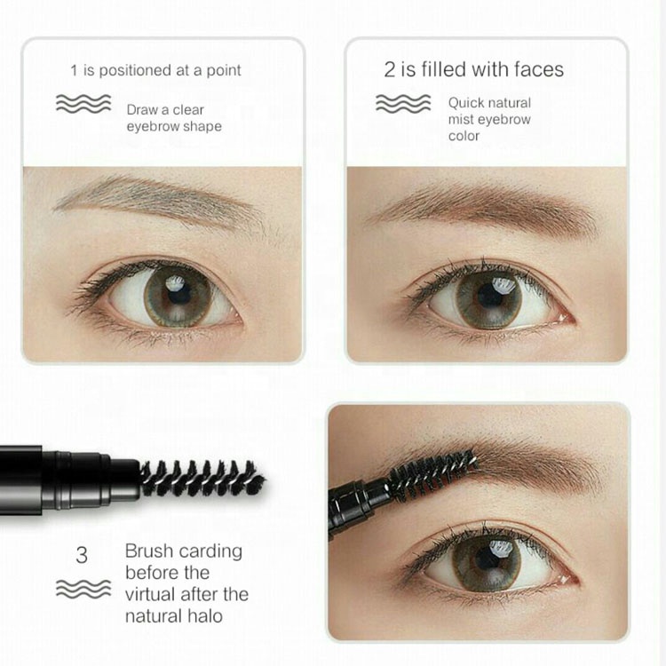 Eyebrow makeup layout banner