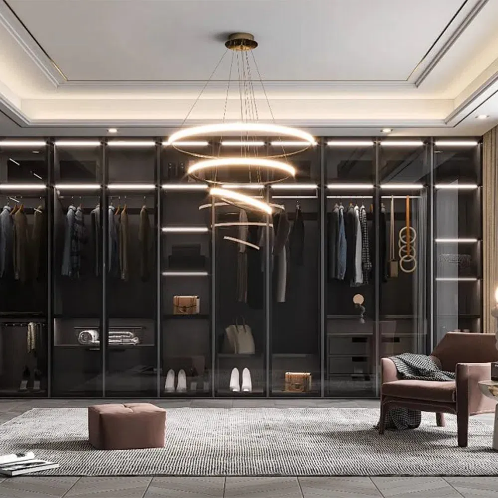 Customized Modern Hinged Door Wardrobes Bedroom Furniture Wardrobe