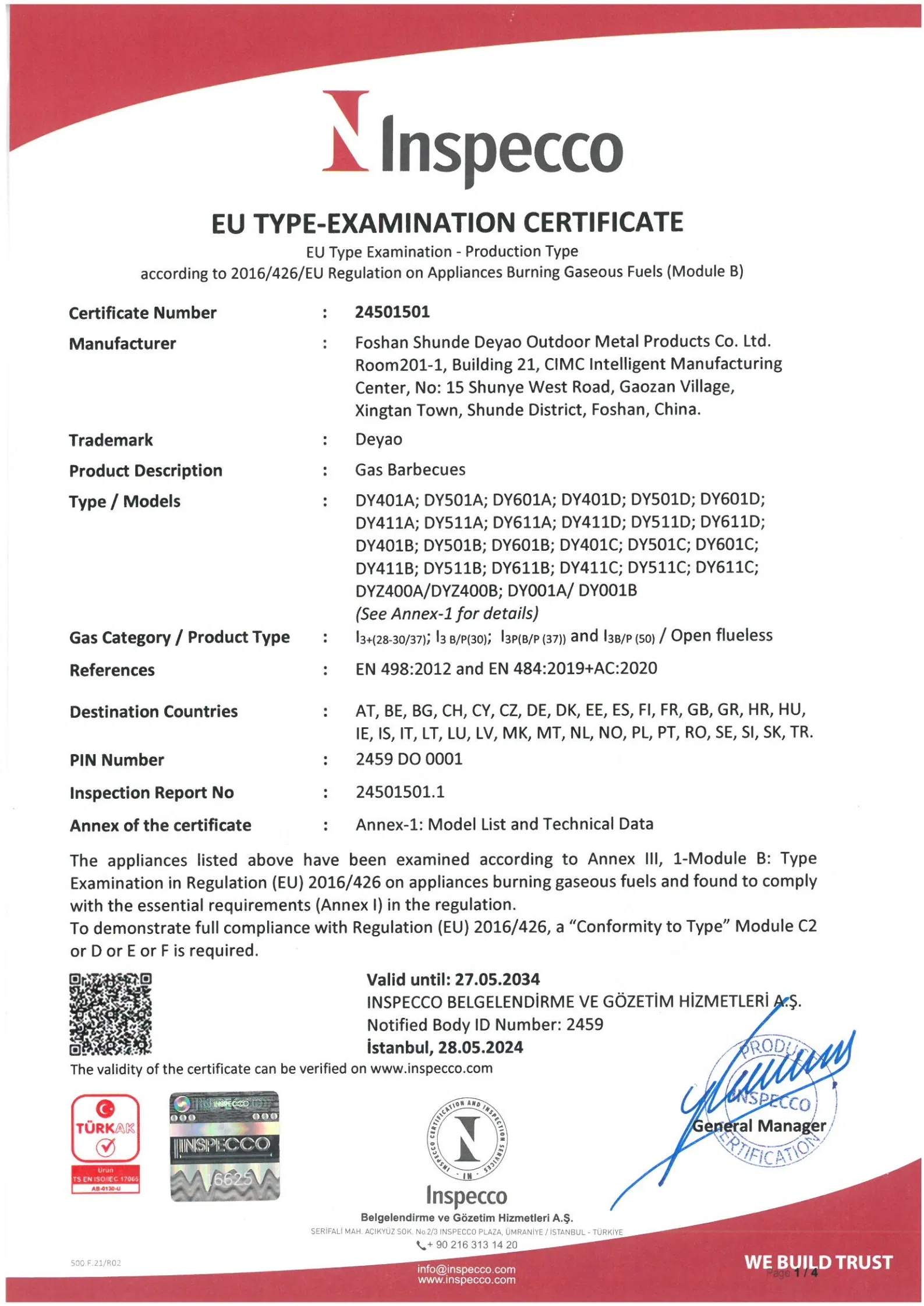 CE Certificate