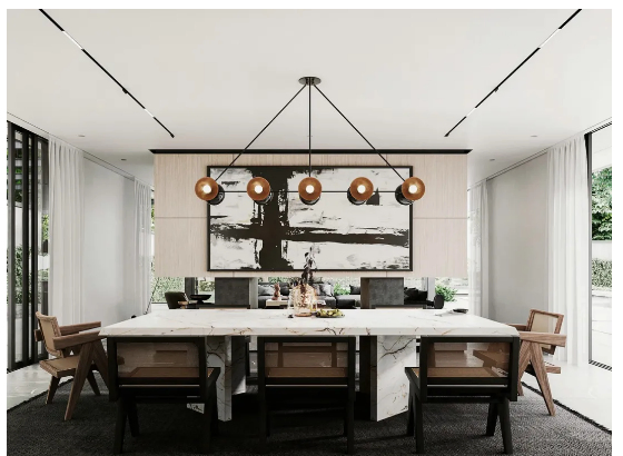 Modern Stylish Black Matte Finish Lacquer Wooden Kitchen Cabinet for Sale