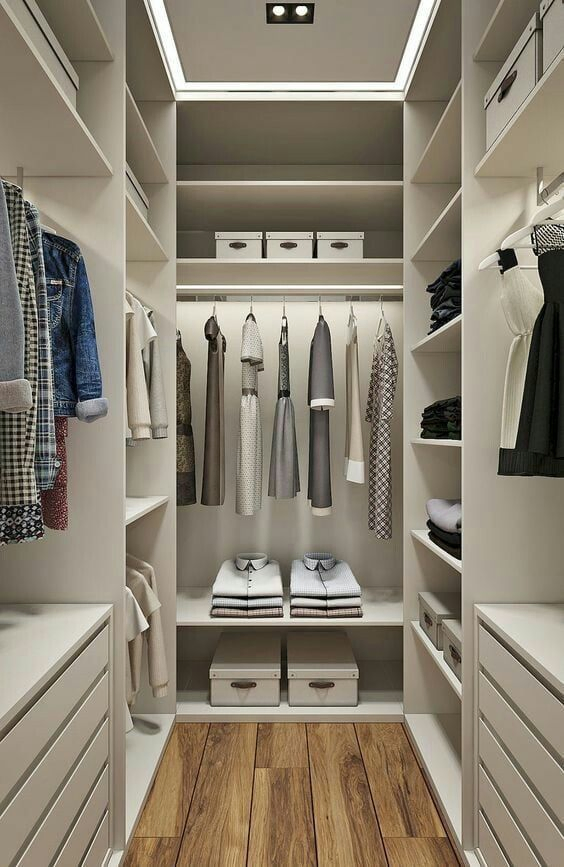 Luxury MDF Closet Storage System Organizer Bedroom Furniture Modular Wooden Custom Modern Design Walk in Closet Wardrobes