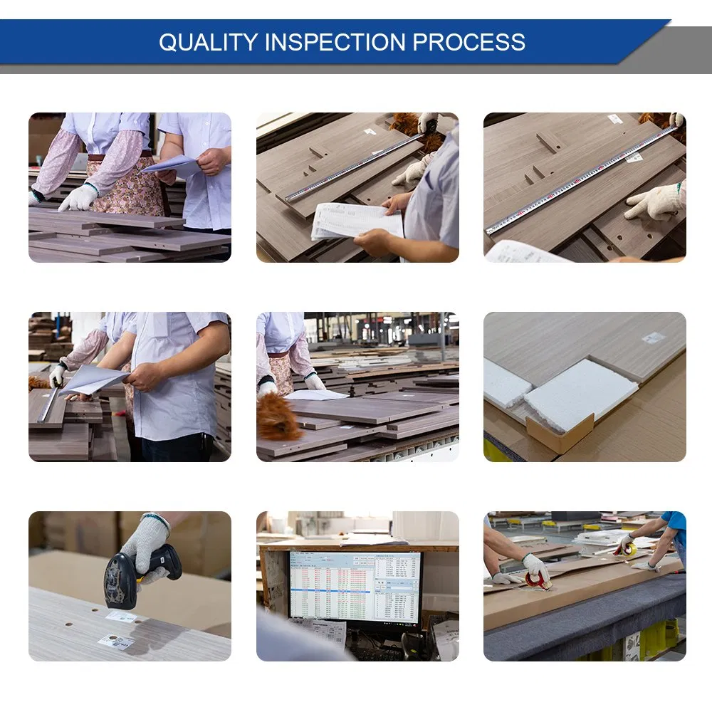 Hanse Custom MDF Shaker Door Kitchen Cabinet Units Vietnam Soft Close for Building Project