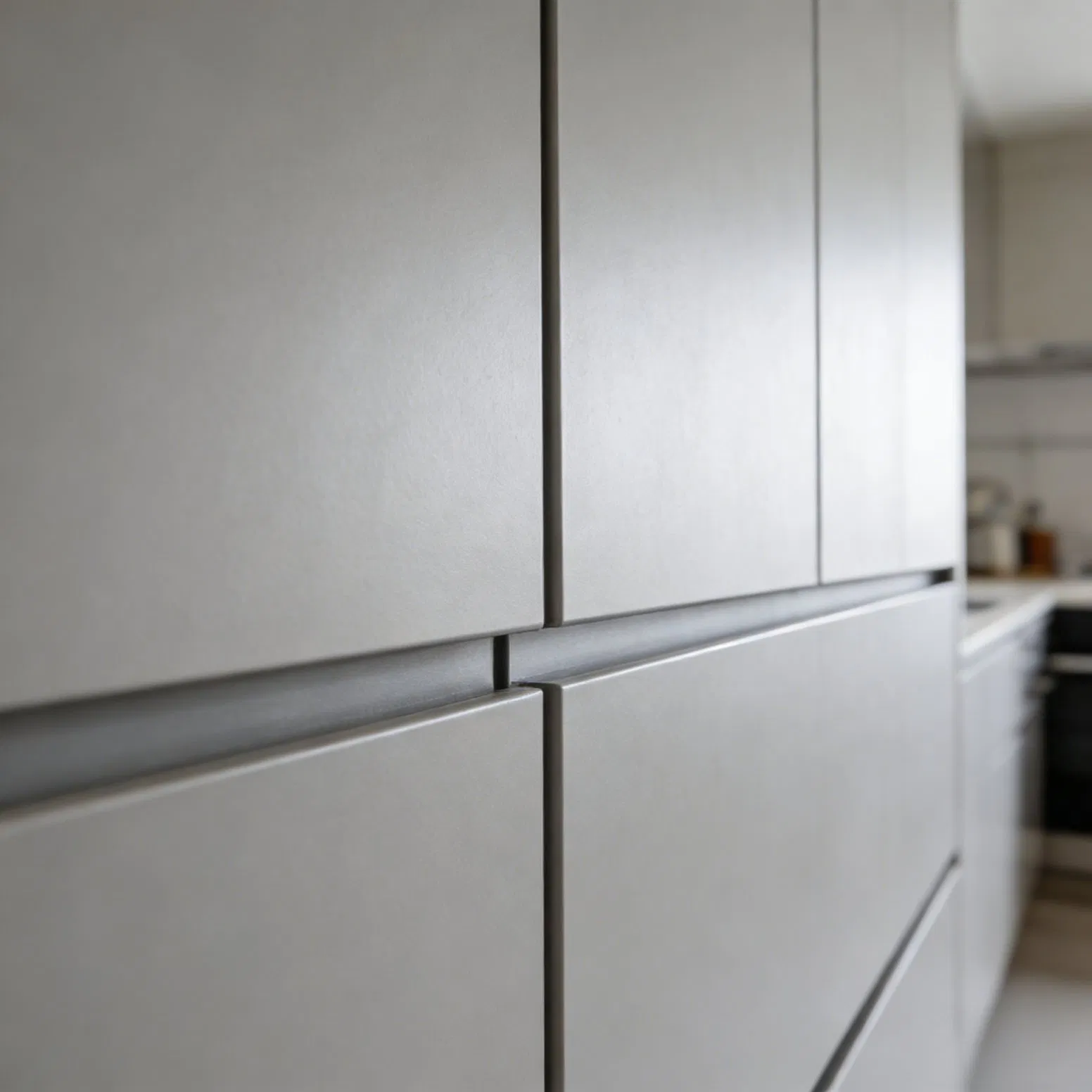 Elegant Matte Finish Modular Kitchen Cabinet Set with Base Units