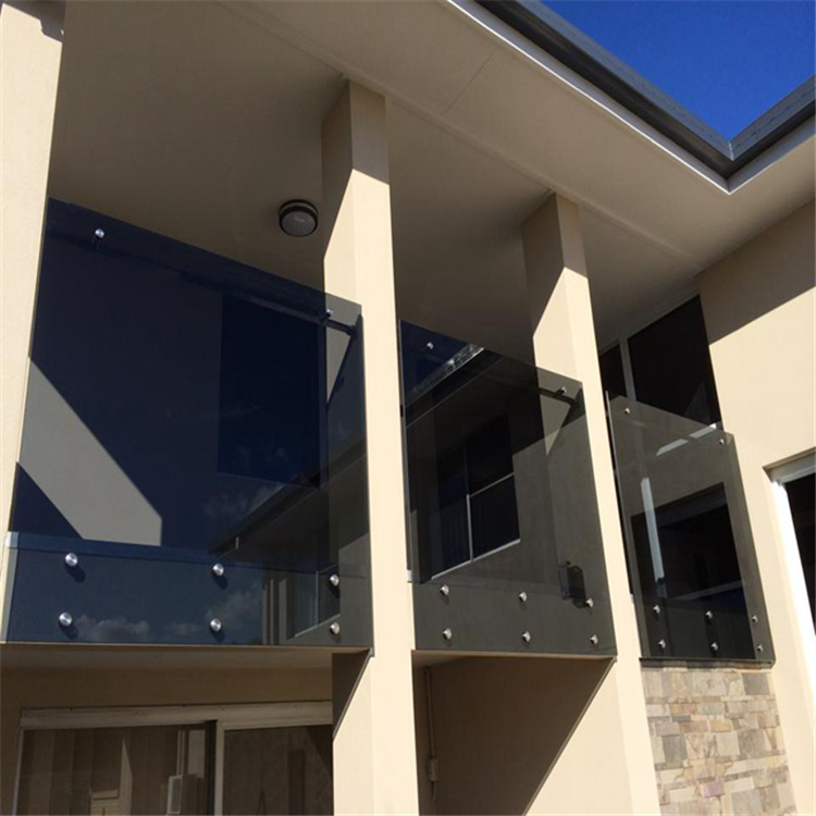 [Hot Sale]Prima Customized Standoff Stair Railing Standoff Glass Railing Matte Square Mounts Stair Railings System