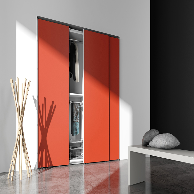 Manufacturer Bedroom Furniture Wooden Cupboard Closet System Wardrobe Cabinet Designs Vanity Armarios Steel Glass Shelf Wardrobe