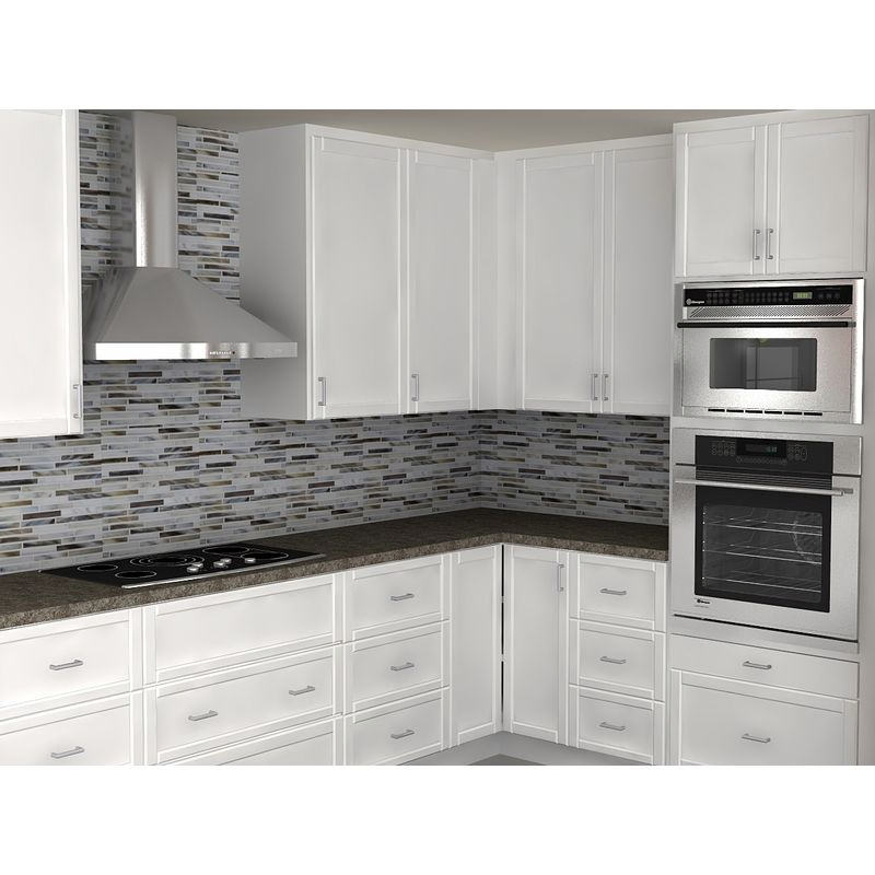 Orient Kitchen Cabinet Lightweight Aluminum Frame Rustic Style Cottage Kitchen Storage