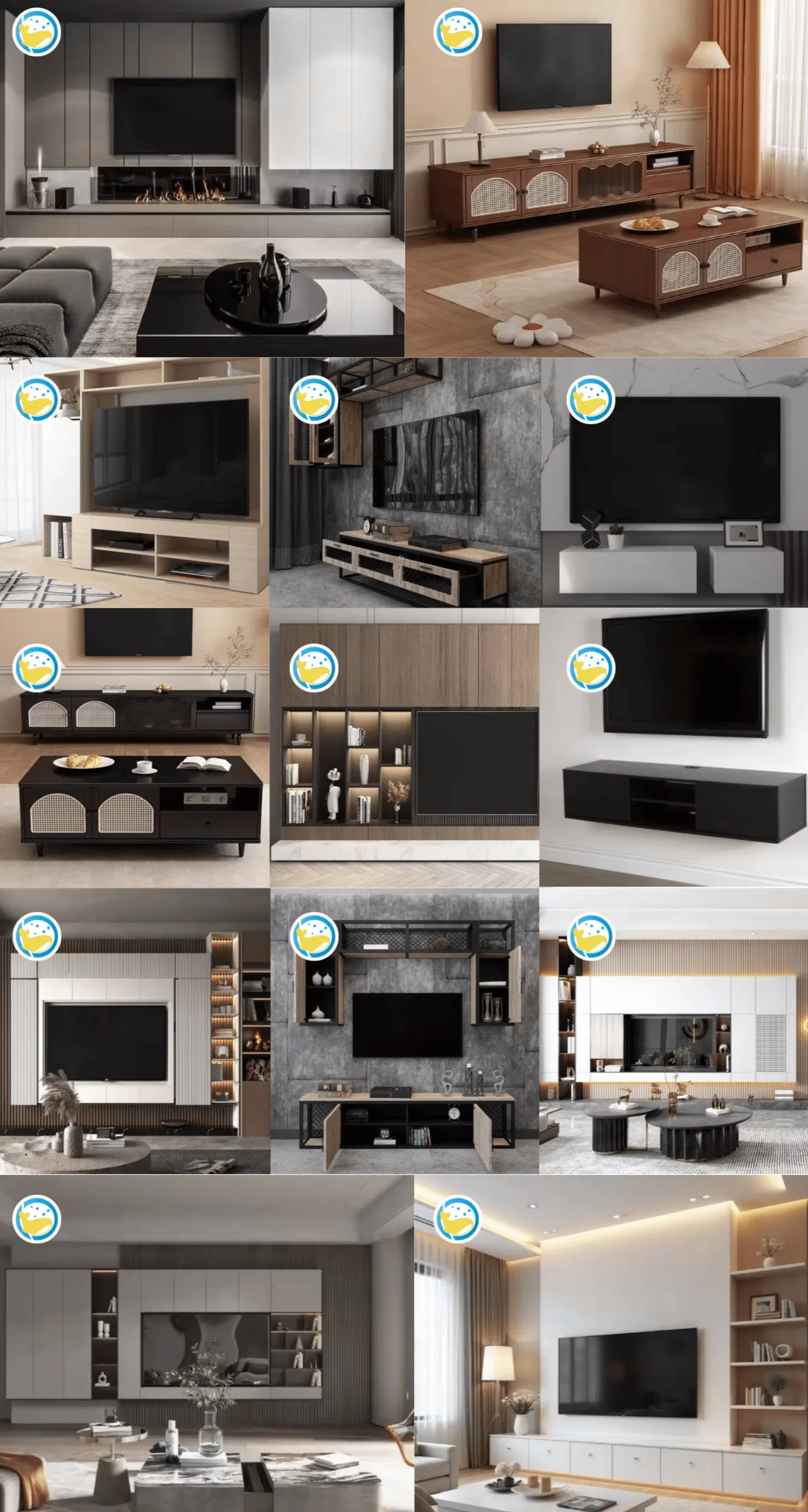 TV Cabinet Home Storage Display