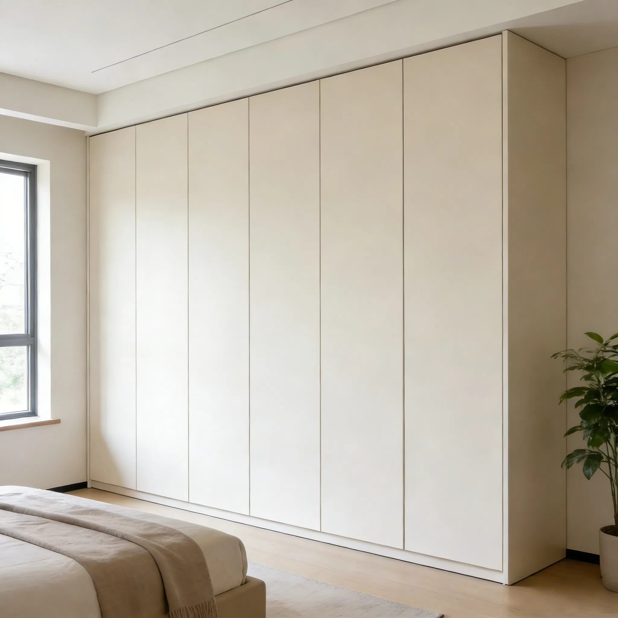 Panel-Based Cabinet Handle Type Anbangni Customized Modern Bedroom Storage System