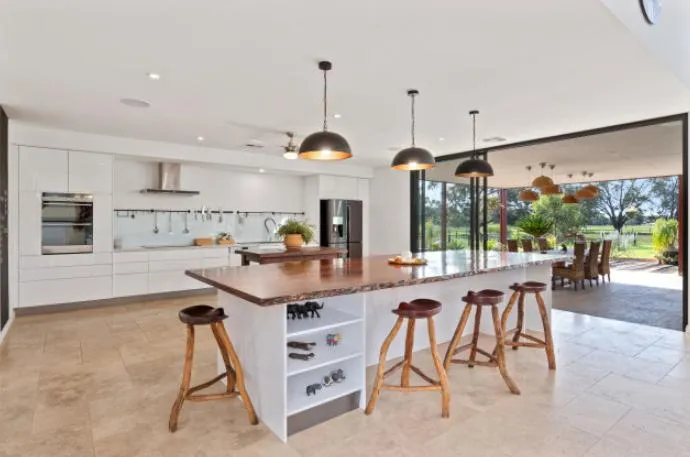 Linear Style Kitchen Cabinets