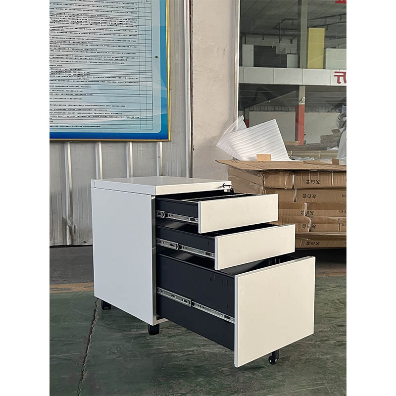 3 Drawers Cabinet Kd Structure Steel Mobile Pedestal Office Furniture Steel Storage Cabinet