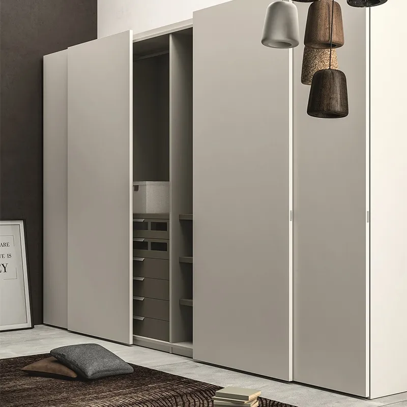 Elegant Oak Closet System